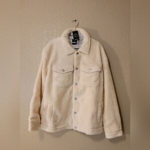 Original Cream Colored Sherpa Jacket